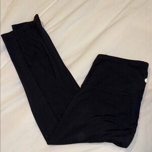 Black Leggings with Cutout Detail